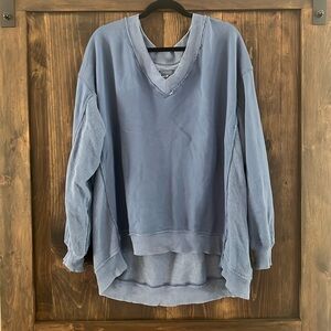 Aerie vacay everyday v neck sweatshirt